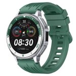Montre connect�e sport 1. 43 pouce amoled gps double fr�quence appels bluetooth vert yonis