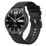 Montre connect�e sport amoled 1, 32 pouce suivi cardiaque ip67 noir yonis