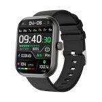 Montre connect�e sport ecran 2. 01 pouces or fr�quence cardiaque et oxyg�ne noir yonis