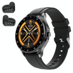 Montre connect�e sport etanche ip67 ecouteurs bluetooth int�gr�s ecran amoled noir yonis