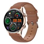 Montre connect�e sport retina 1, 36'' cuir pu cardio o2 pression sanguine commande vocale ip68 or yonis ...