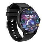 Montre connect�e suivi sant� et sport avec ecran amoled etanche ip68 xo noir