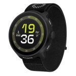 Montre connectee suunto run bluetooth noir avec bracelet textile nylon noir