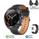 Montre connecte tws 2 en 1, ecouteurs bluetooth, qualit sonore hifi 9d, appel bluetooth pour hommes ...