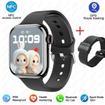 Montre connectee watch9 pour android ios smartwatch9, couleur: noir black 2
