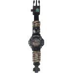 Montre digitale militaire de survie multifonction ext�rieure pour hommes, bracelet etanche boussole thermom�tr ...