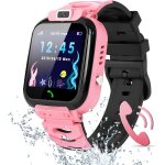 Montre gps pour enfants avec appels et chat vocal rsistante a l'eau rose