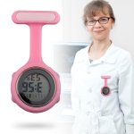Montre d'infirmire en silicone affichage numrique infirmire broche de poitrine ambulance bt1798