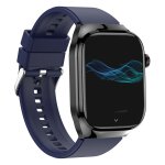 Montre intelligente avec ecg, fr�quence cardiaque, tension art�rielle, sommeil bleu