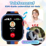 Montre intelligente pour enfants 4g, montre t�l�phone avec fonction d'appel, appels bidirectionnels, ...
