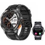 Montre intelligente pour homme militaire avec appels bluetooth, whatsapp, oxygne, hrv, assistant vocal, ...