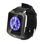 Montre intelligente num�rique bluetooth smart bracelet dz09 pour android t�l�phone noir cadeau no�l f�te ...