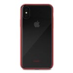 Moshi vitros coque pour t�l�phone 5. 8  rouge et transparent pour apple iphone x