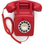 Moto - 746 - tlphone fixe rtro a bouton - poussoir mural - cordon extansible, sonnerie authentique ...