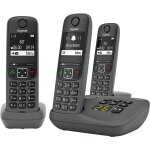 Moto - a695a trio - 3 téléphones dect sans fil avec répondeur - ecran a haut contraste - excellente qualité ... Moto - a695a trio - 3 téléphones dect sans fil avec répondeur - ecran a haut contraste - excellente qualité ...