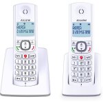 Moto - f530 duo - tlphone fixe sans fil dect - grand ecran rtroclair - mains libres - fonction blocage ...