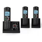 Moto - téléphone fixe sans fil avec répondeur trio, f685, noir Moto - téléphone fixe sans fil avec répondeur trio, f685, noir