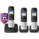 Moto - tlphone sans fil kx - tgh723gs avec rpondeur, lot de 3 (tlphone dect, faible rayonnement, ...