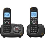 Moto - xl595 b voice duo - tlphone fixe sans fil senior avec rpondeur - grand ecran rtroclair - ...
