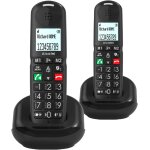 Moto - xl685 duo - tlphone fixe sans fil dect senior format xl - ecran graphique haute lisibilit - ...