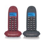Motorola c1002 t�l�phone t�l�phone dect identification de l'appelant gris