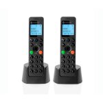 Motorola dot202 twin t�l�phone dect identification de l'appelant noir