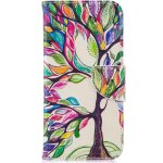 Pour motorola moto e32 coque, etui housse flip case coque en cuir motif color dessin avec porte carte ...