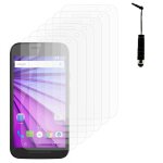 Motorola moto g (3rd gen) / g3 (gen 3) / moto g3 dual sim / moto g turbo edition: lot / pack de 6x films ...
