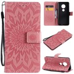 Motorola moto g7 / g7 plus coque, saturcase fleur du soleil pu cuir magnétique flip portefeuille support ... Motorola moto g7 / g7 plus coque, saturcase fleur du soleil pu cuir magnétique flip portefeuille support ...