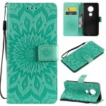 Motorola moto g7 / g7 plus coque, saturcase fleur du soleil pu cuir magnétique flip portefeuille support ... Motorola moto g7 / g7 plus coque, saturcase fleur du soleil pu cuir magnétique flip portefeuille support ...