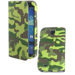Muvit - coque de protection pour t�l�phone portable - cuir ecologique - vert kaki - pour samsung galaxy ...