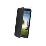 Muvit made in paris - etui a rabat pour t�l�phone portable - noir - pour samsung galaxy s4