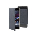 Muvit mfx made in paris crystal folio - etui a rabat pour tlphone portable - polyurthane - bleu, argent ...