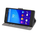 Muvit mfx slim s folio - etui � rabat pour t�l�phone portable - gris - pour sony xperia m5