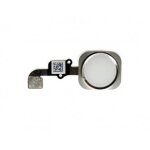 Nappe bouton home compatible avec iphone 6 / 6 plus blanche