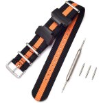 Nato nylon bracelet compatible avec casio g - shock ga - 110 120 ga - 400 gd - 100 dw - 5600 gls - 8900 ...