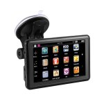 Navigateur gps hd 5 pouces avec cran tactile, carte tf et fm -