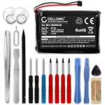Navigation batterie, compatible avec garmin zumo 340lm zumo 390lm, 340lm ce (1800mah, 3. 7v) + kit d'outils ...