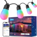 Neewer guirlande lumineuse ext�rieure de 144ft, contr�le par app, intelligente, rgbw, dimmable, etanche, ...