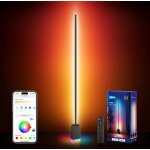 Neewer nf06 lampadaire intelligent led, 1500lm rgbcw, eclairage d'angle sur pied, compatible avec google ...