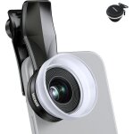 Neewer objectif macro 10x avec clip d'objectif de t�l�phone filet� de 17mm & pare - soleil diffuseur ...