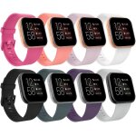 Nenv - band compatible with fitbit versa / versa lite / versa 2, soft silicone adjustable replacement ...