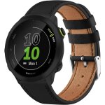 Nenv - bracelet en cuir compatible avec garmin forerunner 55 / 645 / 245, bracelet en cuir vritable ...