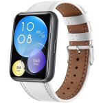 Nenv - bracelet en cuir compatible avec huawei watch fit 2 - pour homme et femme - bracelet de rechange ...