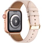Nenv - bracelet en cuir vritable pour apple watch series 6 5 4 3 2 1