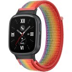 Nenv - respirant sport bracelet pour honor watch 4, nylon bracelets de remplacement pour honor watch ...