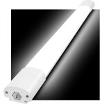 Non led 120cm rglett 36w 3960lm, ip65 impermable tube led connecte, plafonnier 4000k pour atelier, ...