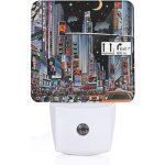New york veilleuse capteur intelligent du crpuscule a l'aube, pour chambre a coucher, cuisine, couloir, ...