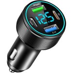 Njmks - 4 ports allume cigare usb c, 66w qc3. 0 chargeuraallume cigare & pd 30w chargeur voiture avec ...