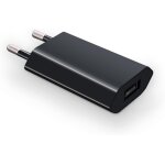 Njmks - chargeur secteur double prise usb 2. 1 a noir